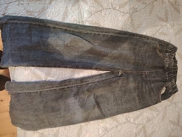 Unisex džins şalvar - Material: klassik denim (pambıq əsaslı) - Rəng