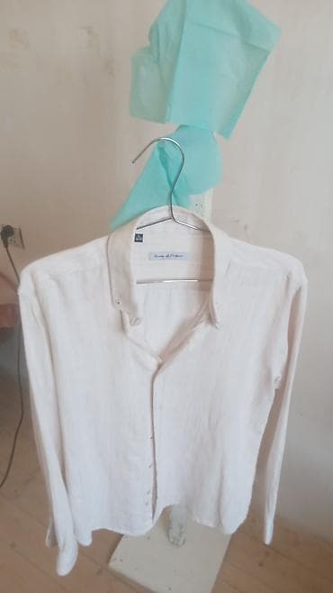 asbaz geyimi: Guarass Exclusive kətan (linen)qarışıq kişi köynəyi, L ölçü" "kətan" — 3