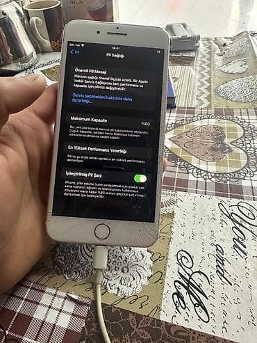 iphone 7 batareya: IPhone 7 Plus, Rose Gold, Qırıq — 2