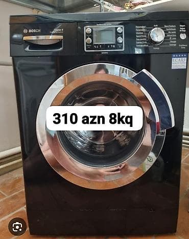 kireditle telefon: Paltaryuyan maşın Bosch, 8 kq, İşlənmiş, Avtomat, Qurutmasız, Kredit yoxdur — 1