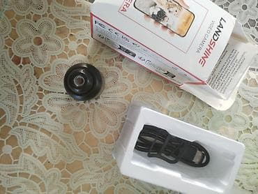 Техника и электроника: LANDSHINE Wi‑Fi Video kiçik Kamera - Kompakt, dairəvi dizaynlı Wi‑Fi — 2
