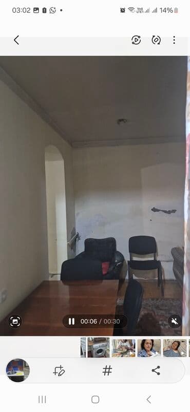 şamaxinka kirayə ev: 25 kv. m, 2 otaqlı — 3