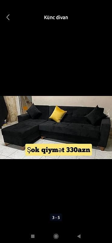 Künc divan, Yeni, Açılan, Bazalı, Parça, Şəhərdaxili pulsuz çatdırılma — 3