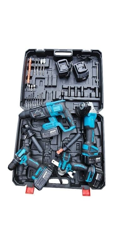 ucuz drel: 4 lü dəst Laqunda perforator direl qayka açan 4 batareya 2 adaptor — 1