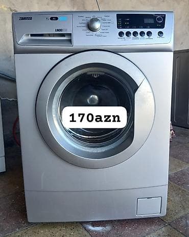 pixel 7: Paltaryuyan maşın Zanussi, 7 kq, Avtomat, Qurutmasız, Kredit yoxdur — 1