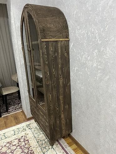 plastik skaf: Taxta vitrin şkaf
Yenidi — 4