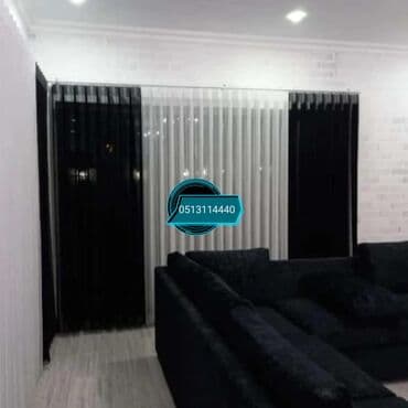 Rulon ştorlar: Tül vertikal pərdə – zolaqlı dizayn - Model: vertikal zolaqlı tül — 4