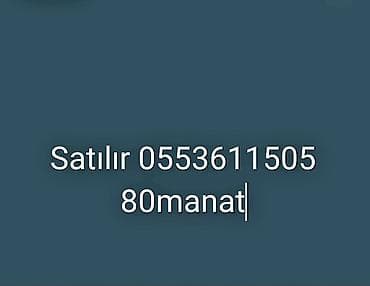 Məhsul: Satılır - Qiymət: 80 manat Qeyd: Elan mətnində yalnız