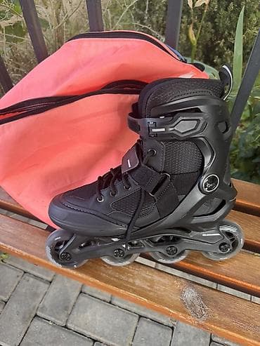 Inline skeytlər (roller skates) – 4 təkərli, qara rəng. - Ölçü: 38 — 1