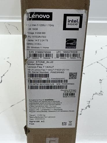 intel i7: Lenovo Flex, 14 ", Intel Core i7, 512 GB — 6