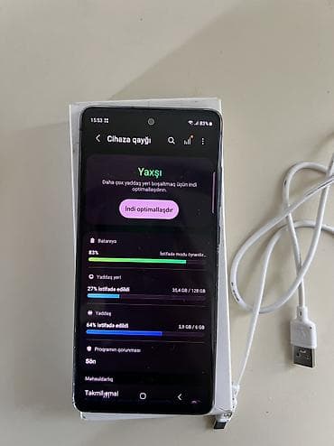 iphone pro max: Samsung Galaxy S20, 128 GB, rəng - Mavi, Face ID, Barmaq izi — 8