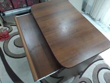 стол в кабинет руководителя: Düz masa, Polkalı, Siyirməli, Teksturalı laminat — 6