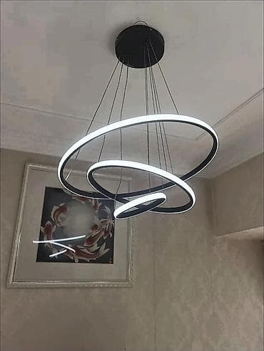 Led люстра, 3 лампы, Металл