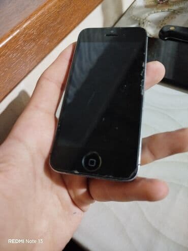 IPhone 5, 64 GB, Qara, Qırıq