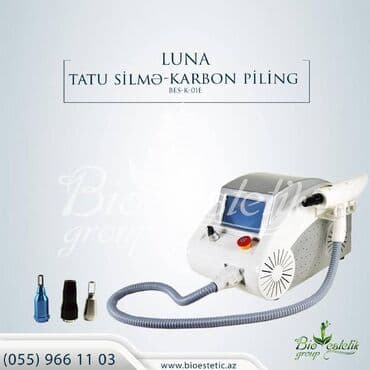 sari tukler ucun lazer: Karbon Lazer (Carbon Lazer) Tato silmə cihazı Göstərişlər: -Dərinin — 1