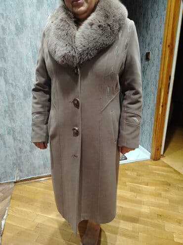 pomponlu qadın papaqları: Palto, 6XL, rəng - Qəhvəyi — 3