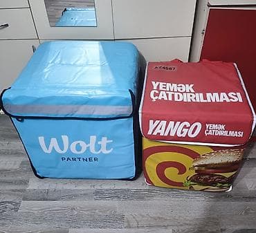 coilover qiymeti: Wolt və Yango çantası İkisi birlikde 45 manata satılır son qiymetdi — 1