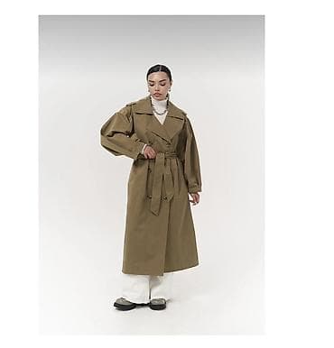 pasta roza: Qadın trençkot – zeytun/xaki rəngində, uzun kəsim. Astaelıdır. Mai — 2