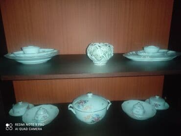 Nahar dəsti, rəng - Ağ, Farfor, Yaponiya