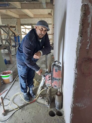 w210 qapi: Beton deşmə və kəsmə xidməti - Armaturlu beton, dəmir-beton, kərpic — 5