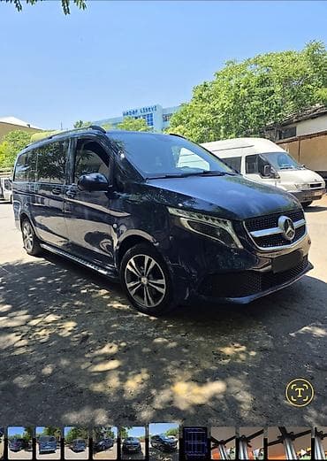 mini karavan: Mercedes-Benz Vito mixto 111 CDI, mavi rəng, dizel miniven. Şəhər — 1