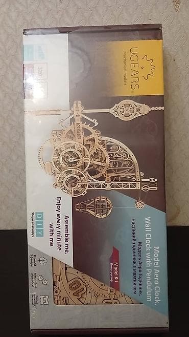 Конструкторы: UGears Mechanical Models – Model Aero Clock (Wall Clock with Pendulum) at lalafo.az — 6 Конструкторы: UGears Mechanical Models – Model Aero Clock (Wall Clock with Pendulum) — 6