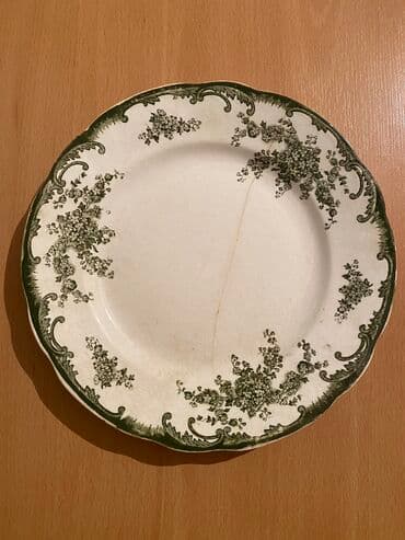 Əntiq vazalar: Boşqab, 1900 il, Farfor, Rusiya — 3