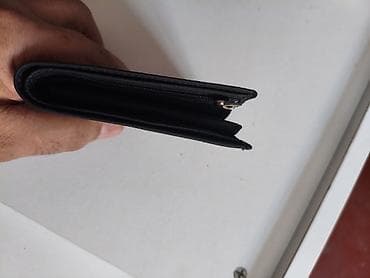 Portmone, pulqabıları: Qara deri kişi pulqabsi baha qiymete alinib deyerinden ucuz satilir — 7