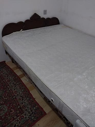 İşlənmiş, İkinəfərlik çarpayı, Bazalı, Matras ilə, Siyirməsiz