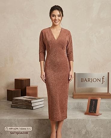 Digər qadın geyimləri: BARJON f. brendindən zərif qadın geyimi - Model: Midi uzunluqda — 1