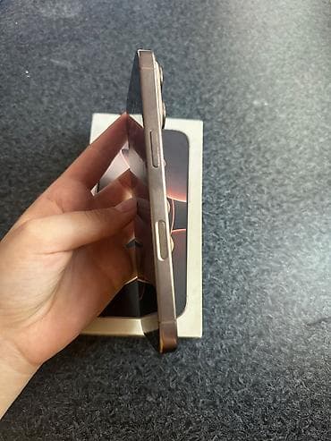 Elektronika: IPhone 16 Pro, 128 GB, Desert Titanium, Barmaq izi, Face ID — 4