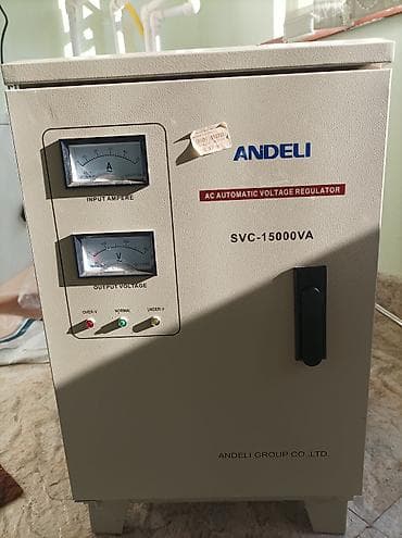 santexnik malları: Məhsul: ANDELI SVC-15000VA – AC Avtomatik Gərginlik Tənzimləyicisi — 1