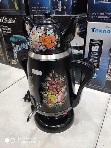 Elektrik samovar Vegastar 4litr su 800 ml cay tutumlu 1850 watt — 3