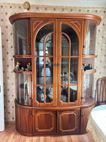 mebel servant: İşlənmiş, Açılan, 4 qapılı Düz dolab, Servant — 4