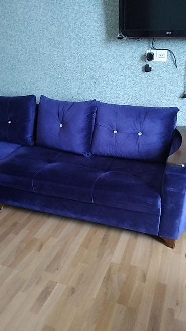 Künc divan, Yeni, Açılmayan, Bazasız, Parça, Çatdırılma yoxdur