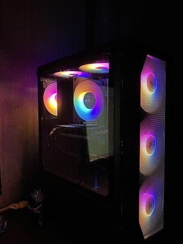 komputer ehtiyat hisseleri: Güclü oyun və iş stansiyası – RGB soyutmalı Zalman korpusda yığılmış — 4