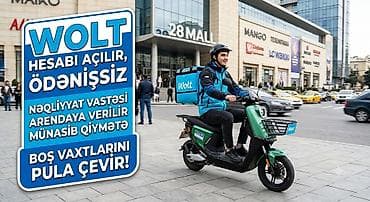 bos kasa: Sürücü-kuryer tələb olunur, Nəqliyyat təmin edilir, Gündəlik ödəniş, Təcrübəsiz — 1