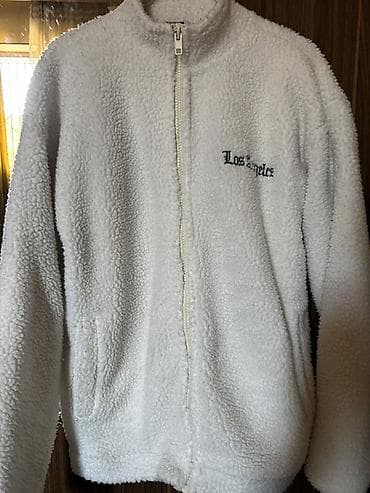 usta geyimi: Məhsul: Black Squad Los Angeles şerpa/jaket - Rəng: ağ - Material — 1
