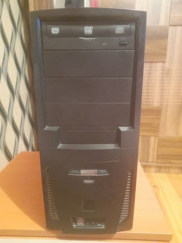 Комплектующие для ПК и ноутбуков: Masaüstü PC sistem bloku – klassik ATX qara korpus - Ön paneldə DVD — 1