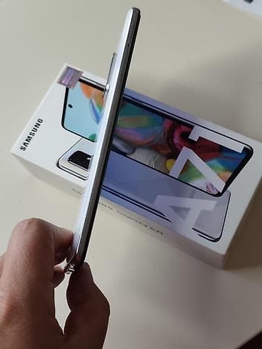 philips xenium 9@9s: Samsung Galaxy A71, 128 GB, rəng - Ağ, İki sim kartlı — 9