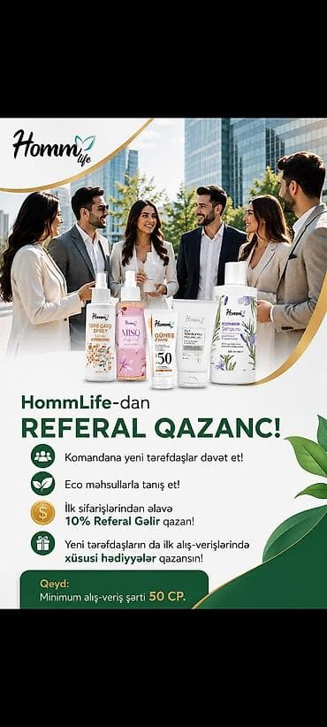 adore perfumery kataloq: HommLife – Referal proqramı Ekoloji tərkibli şəxsi qulluq və məişət — 1