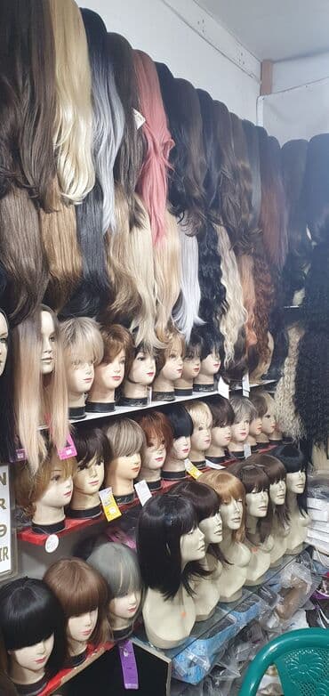 sac rəngi: Parik, Süni — 4