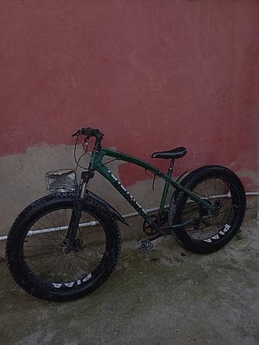 dag velosipedleri: Fatbike tipli dağ velosipedi skorus işləyir, tormuz işləyir, Heç bir — 1