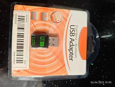 5ghz və 2.4ghz wi-fi və Bluetooth 5.0 qəbul edici. Kompüter və ya