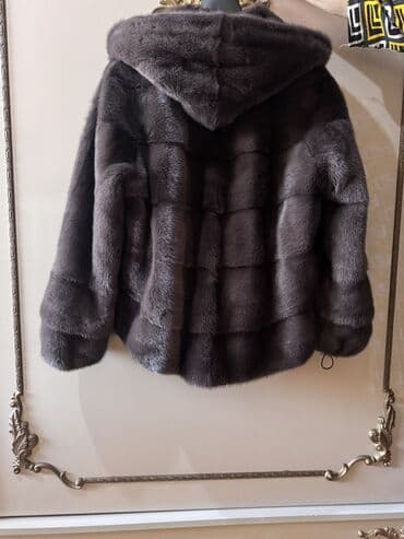 qış koftaları: Kürk, 2XL, rəng - Boz — 2