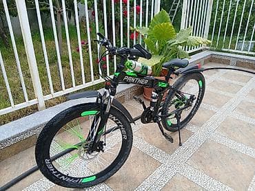 velisoped: Panther dağ velosipedi - Geniş profilli 26" təkərlər, iri protektor – — 1