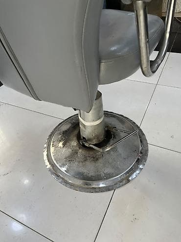 kreslo çarpayı: Bərbər/kosmetologiya üçün hidravlik kreslo - Rəng: boz - Material — 4