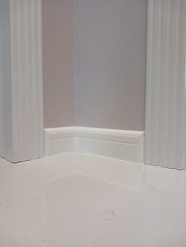 yolka sekilleri: MDF plintus – daxili interyer üçün hazır boyalı döşəmə bordürü - — 2