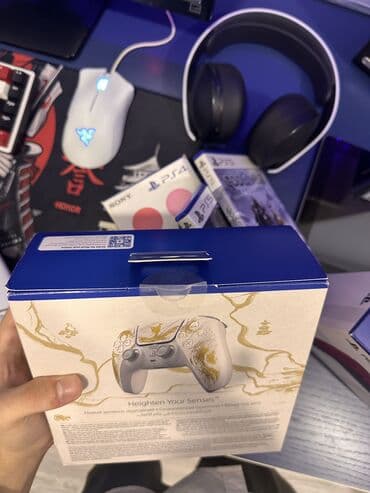 Video oyunlar üçün aksesuarlar: Dualsense Playstation 5 Ghost of Yotei limited edition ps5 pultu ağzı — 2