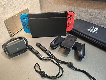 android box tv: Nintendo switch Oled 64GB daxili yaddaşı əlavə olaraq 256GB daxilində — 2